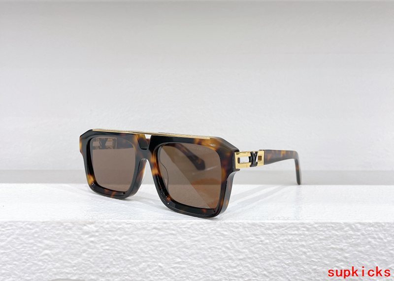 Side view of Louis Vuitton unisex sunglasses