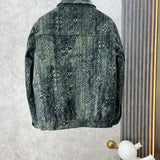 Side profile of Louis Vuitton luxury clothing with runway-inspired design