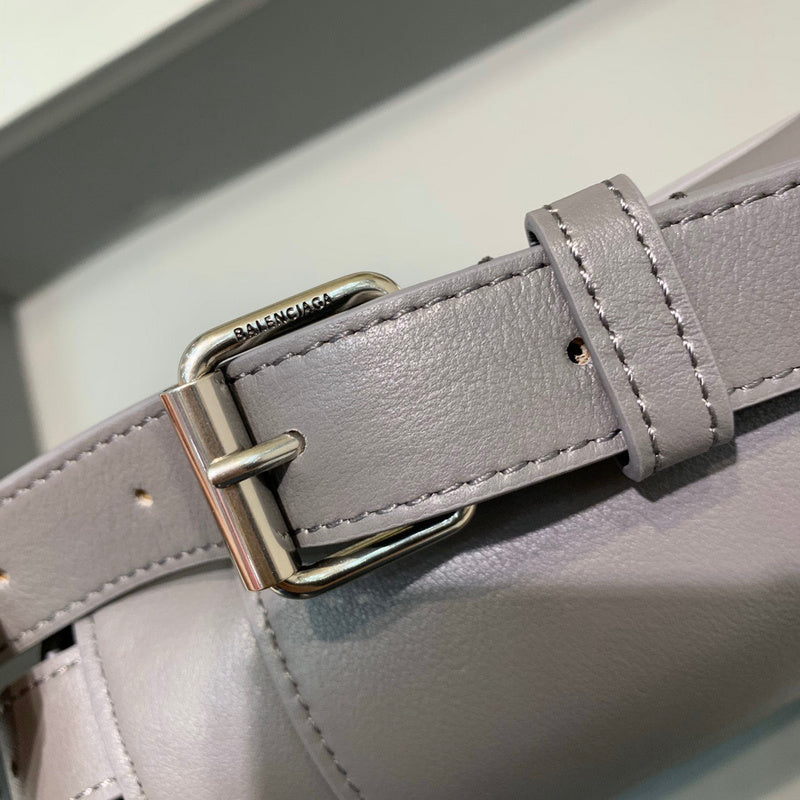 Contemporary Faux Leather Handbag - Polished Finish | Women's Statement Accessory #515 - styled full view (image 7) of designer-inspired handbag