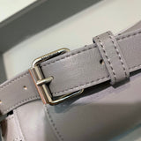 Contemporary Faux Leather Handbag - Polished Finish | Women's Statement Accessory #515 - styled full view (image 7) of designer-inspired handbag