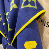 Close-up detail shot of Louis Vuitton luxury clothing with contemporary cut