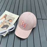 Close-up detail view of Louis Vuitton unisex cap