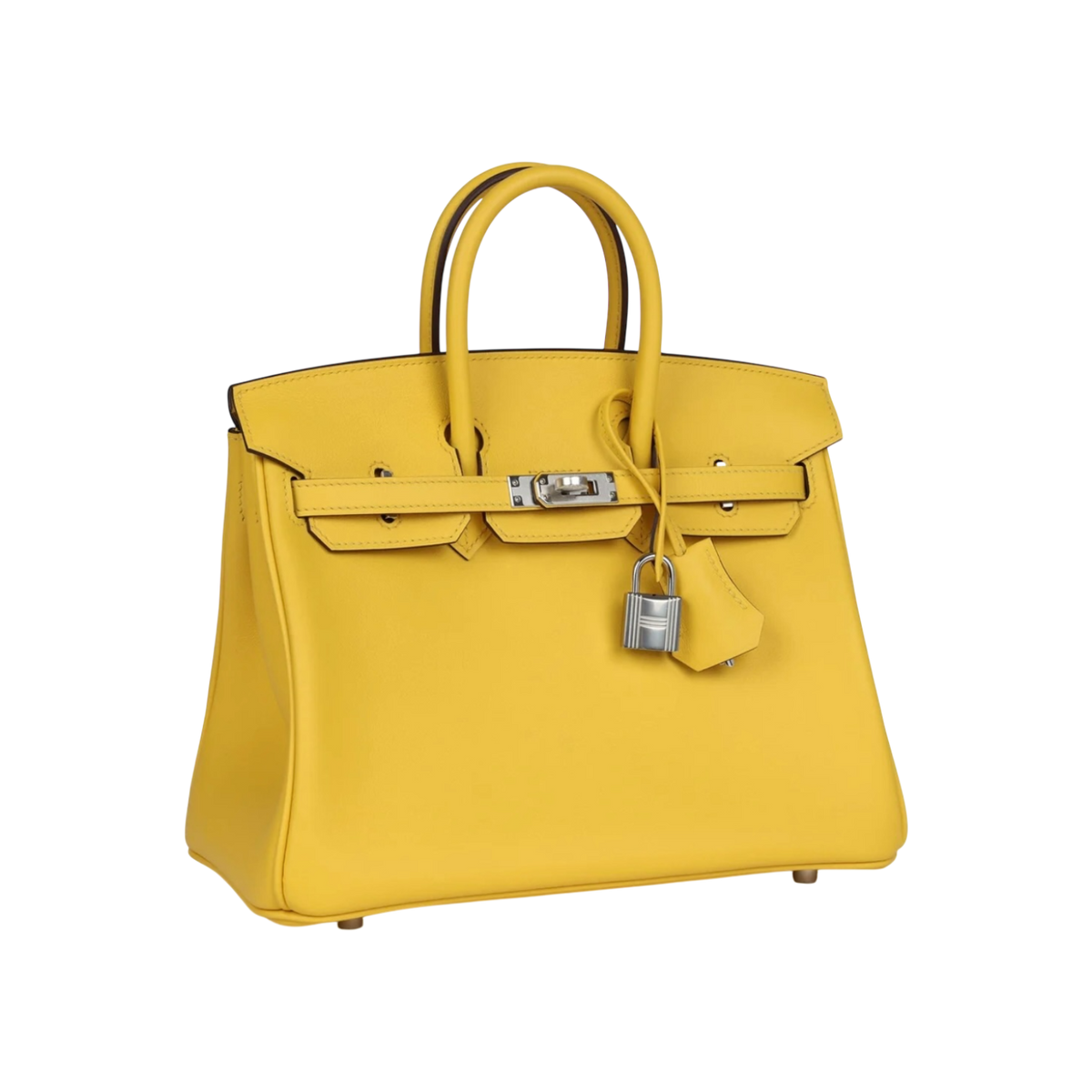 HermÃ¨s Birkin 25 Jaune De Naples Swift Palladium Hardware