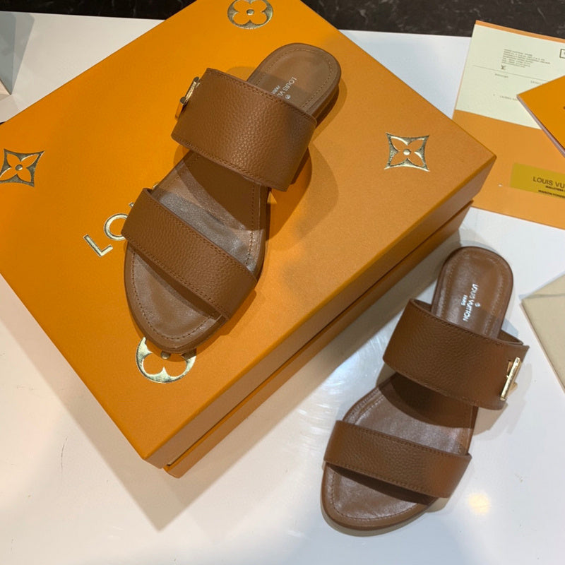 Louis Vuitton luxury shoes detail shot