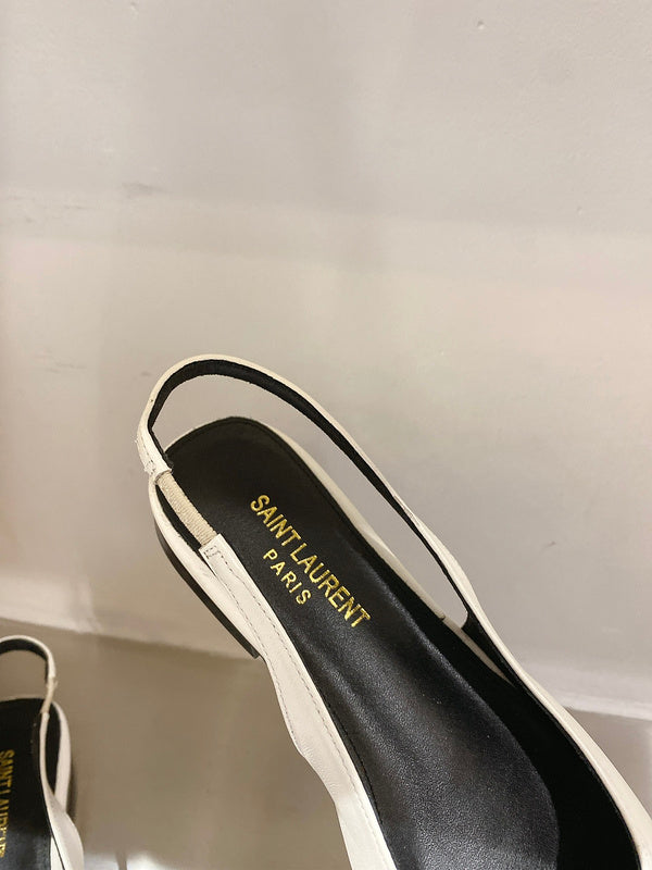 Saint Laurent luxury shoes detail shot