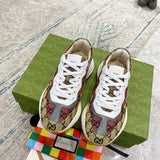 Gucci bold contrast luxury sneakers view 8 sleek tonal finish