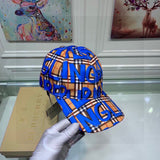 Angled view of Burberry unisex cap