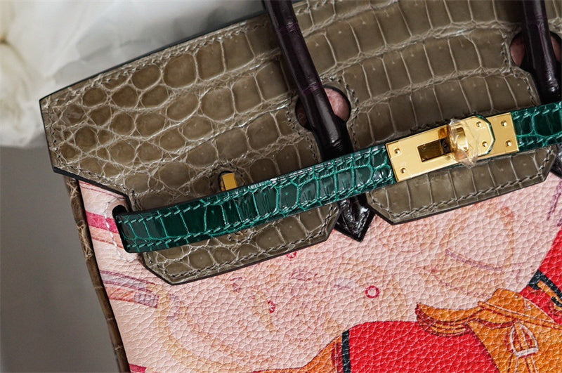  contemporary top-handle bag detail view showing craftsmanship