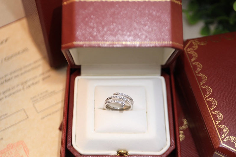 Side view of Cartier unisex jewelry piece