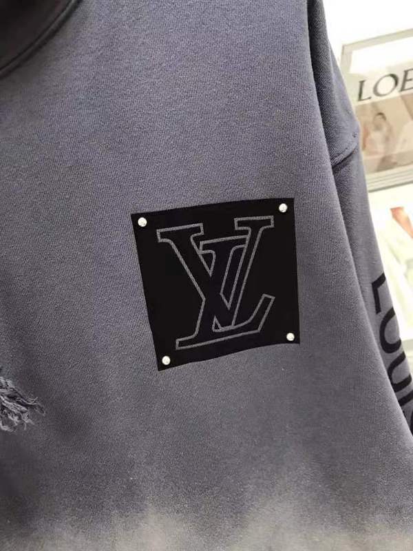 Side profile of Louis Vuitton luxury clothing with relaxed-fit cut