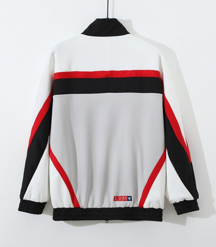 Side profile of Louis Vuitton luxury clothing with relaxed-fit cut