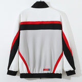 Side profile of Louis Vuitton luxury clothing with relaxed-fit cut
