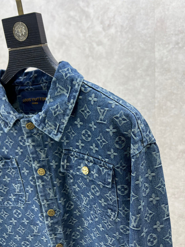 Full styled look of Louis Vuitton luxury clothing with runway-inspired design