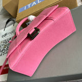 Back view of statement chic women's handbag – women's designer-style accessory