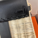 Close-up detail of sleek bag design