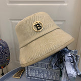 Front view of Burberry unisex cap