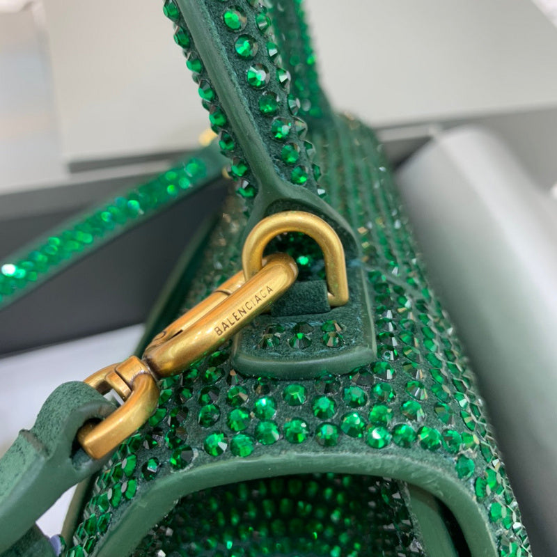 Classic Faux Leather Handbag - Sleek Minimalist Lines | Women's Designer-Inspired Purse #536 - styled full view (image 7) of designer-inspired handbag