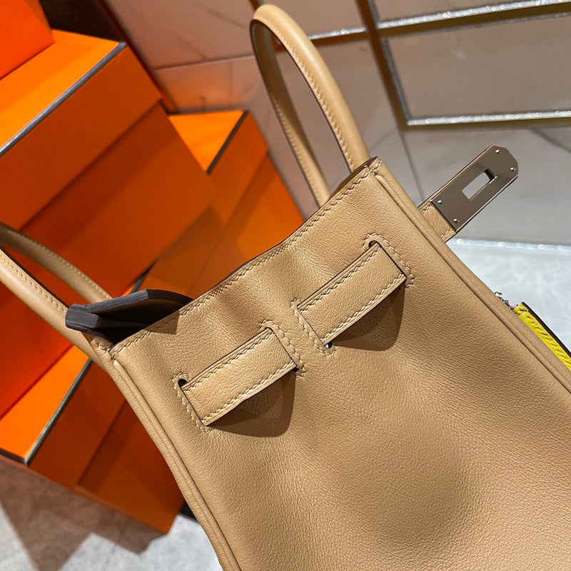 Close-up detail of clean-lined bag design