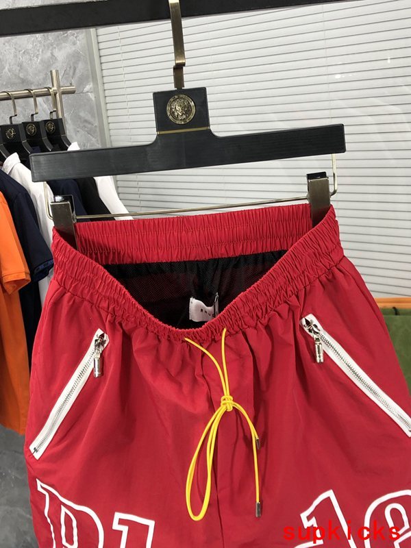 Back view of Rhude luxury clothing with logo-detail design