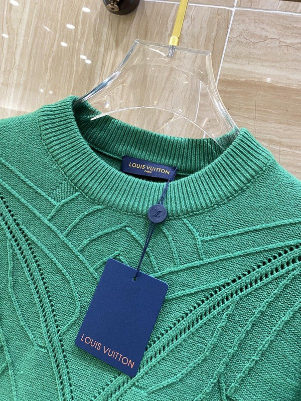 Full styled look of Louis Vuitton luxury clothing with contemporary cut