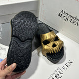 Alexander McQueen Camel Classic Ballet Flats - Heel Detail View