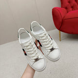 Gucci bold contrast luxury sneakers view 10 breathable knit upper