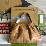 Interior view of everyday-luxe structured women's handbag – women's designer-style accessory