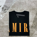 Close-up of Amiri t-shirt craftsmanship