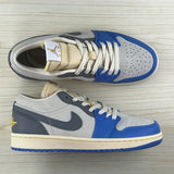 Nike soft grey luxury sneakers view 4 chunky sole construction