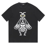 Side profile of Louis Vuitton cotton t-shirt with monogram-inspired silhouette
