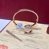 Front view of Cartier unisex jewelry piece