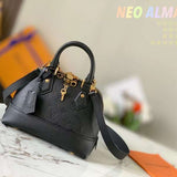 Interior view of statement structured women's handbag – women's statement bag