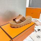 Hermes sandals Style 158 - angled studio shot