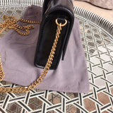 Handle and strap detail of statement classic women's handbag – women's luxury handbag