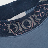 Close-up detail shot of Louis Vuitton cotton t-shirt with contemporary cut