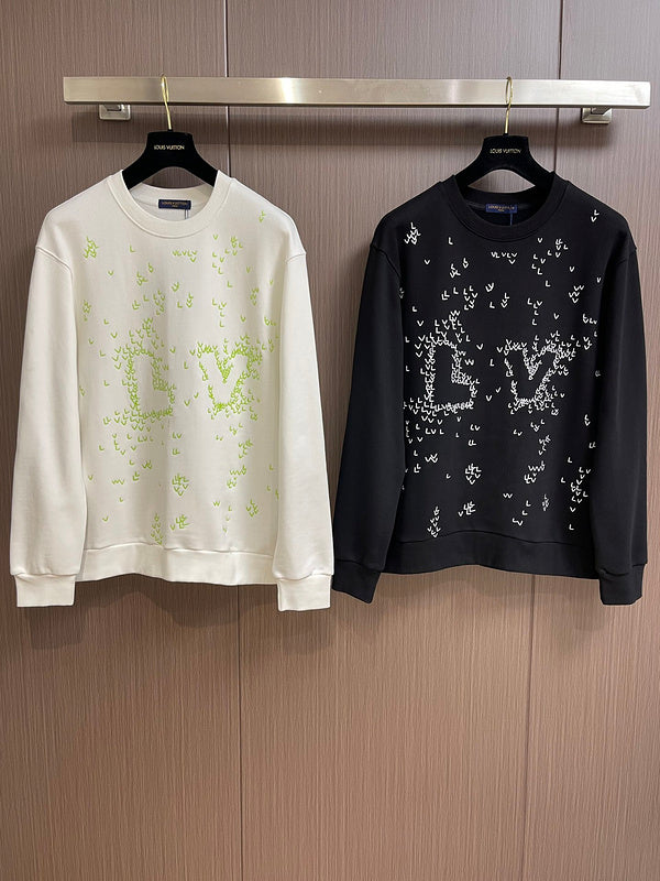 Close-up detail shot of Louis Vuitton luxury clothing with tailored silhouette