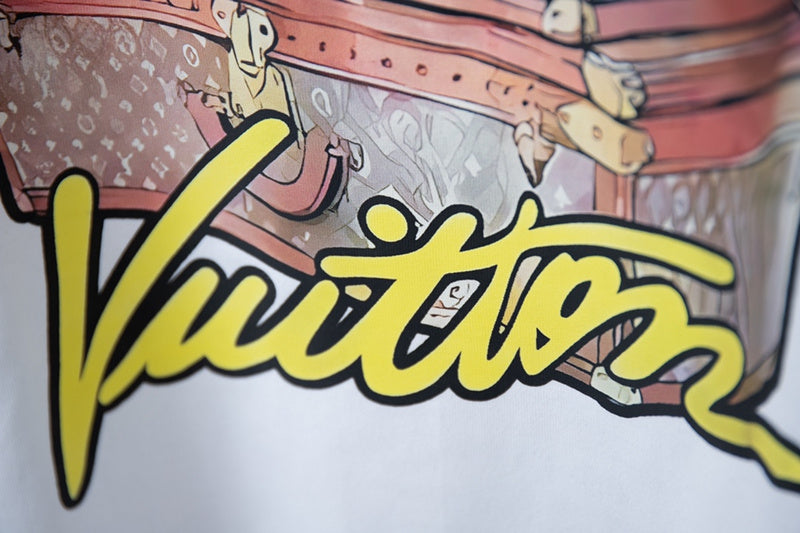 Front view of Louis Vuitton cotton t-shirt with relaxed-fit cut