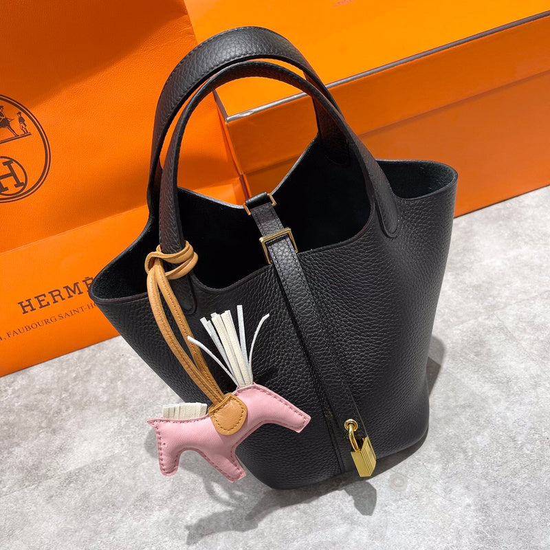Close-up detail of streamlined bag design