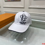 Close-up detail view of Louis Vuitton unisex cap