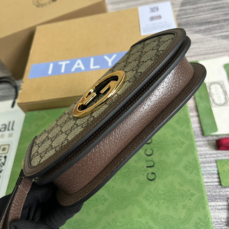Back view of signature statement women's handbag – women's designer-style accessory