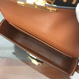 Back view of statement modern women's handbag – women's luxury handbag