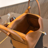Close-up detail of sleek bag design