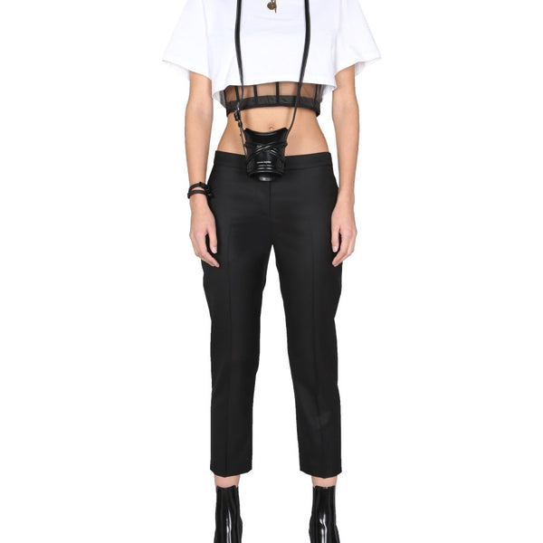 Alexander McQueen premium pants detail and craftsmanship close-up