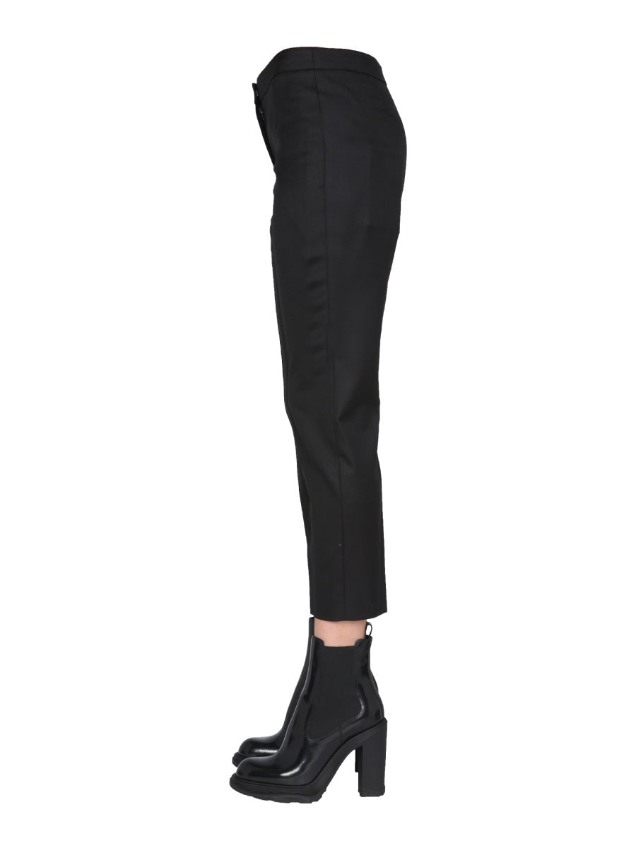 Alexander McQueen Pants? Alexander Mcqueen Women Cropped Trousers Premium Designer Casual Trousers