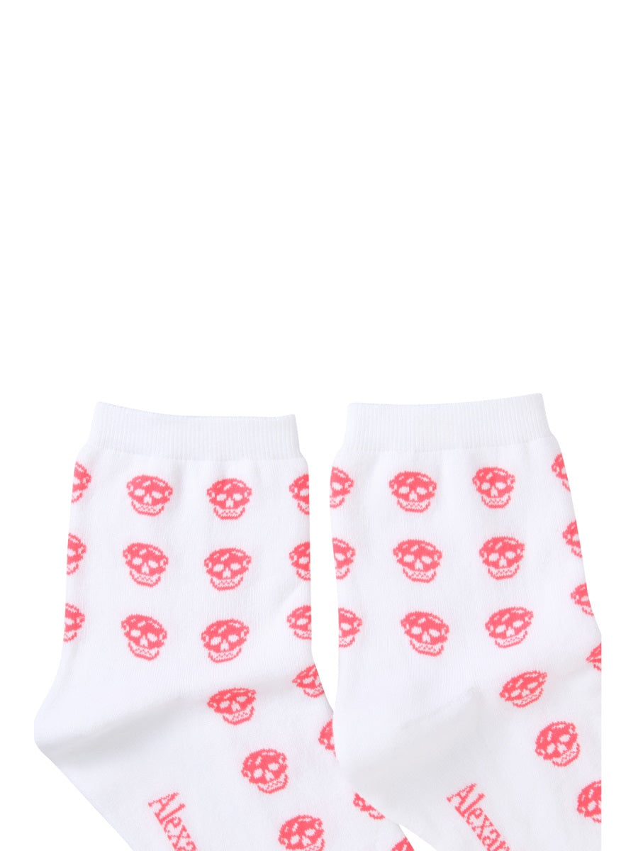 Alexander McQueen Shorts? Alexander Mcqueen Women Short Skull Sock Premium Designer Casual Shorts