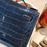 Interior view of polished premium bag