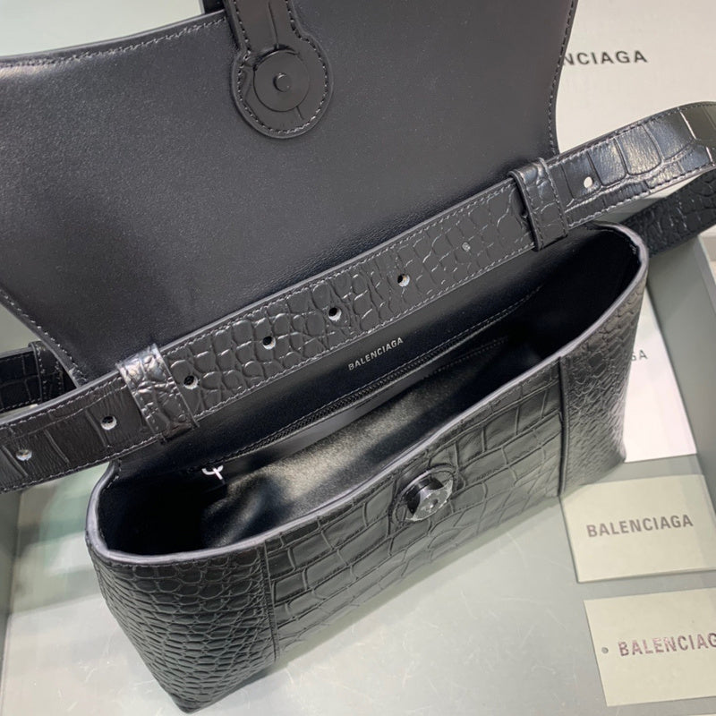 Contemporary Faux Leather Handbag - Understated Luxury Look | Women's Statement Accessory #527 - styled full view (image 7) of designer-inspired handbag