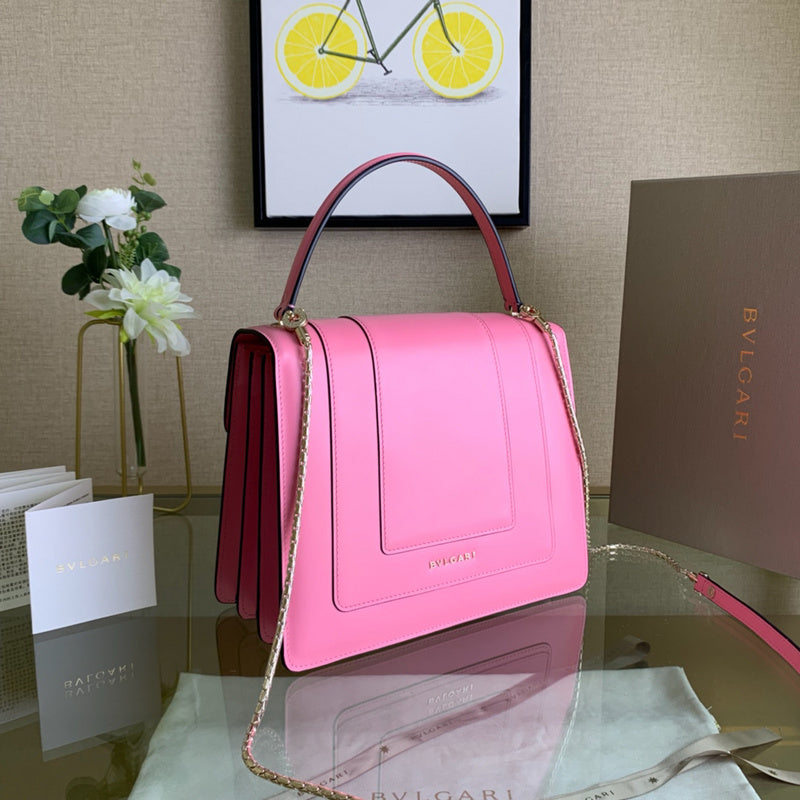 Bold Faux Leather Handbag - Versatile Everyday Design | Women's Fashion Handbag #1702 - alternate angle view (image 8) of designer-inspired handbag