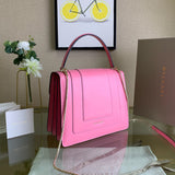 Bold Faux Leather Handbag - Versatile Everyday Design | Women's Fashion Handbag #1702 - alternate angle view (image 8) of designer-inspired handbag