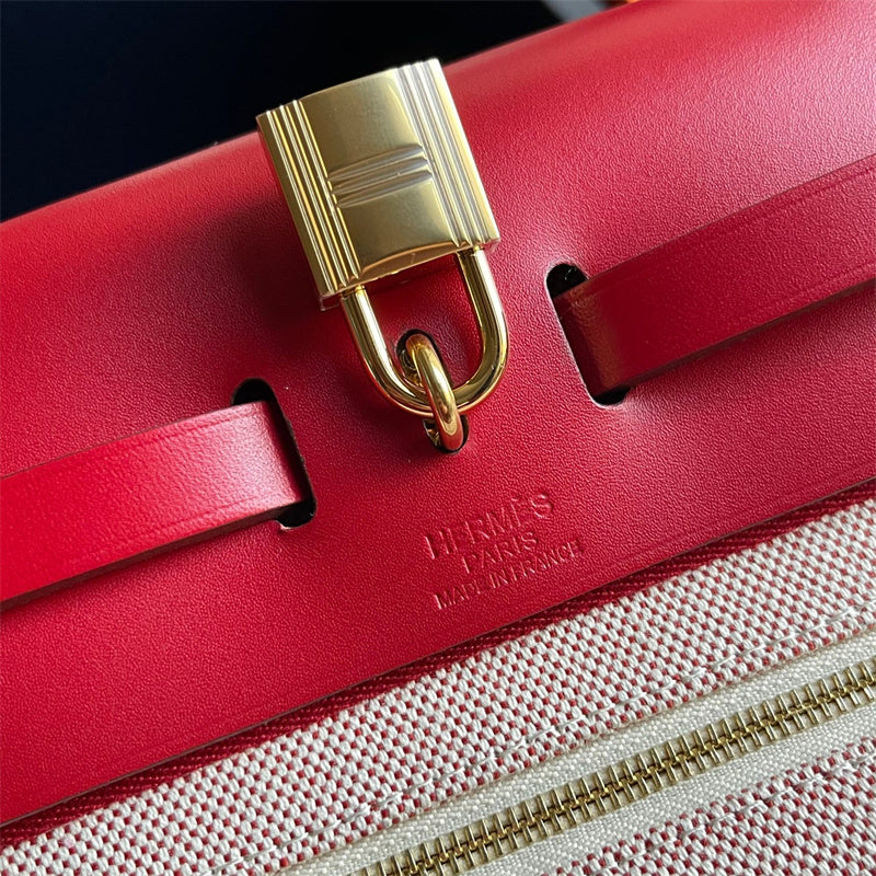 Close-up detail of sophisticated bag design